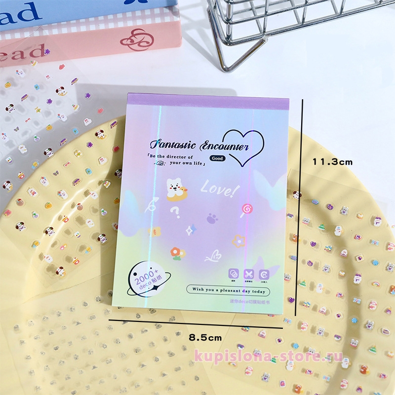 Блокнот с наклейками «Sweet moments» Блокнот с наклейками «Sweet moments»