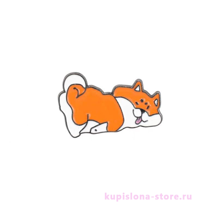 Брошь-значок «Corgi is tired» Брошь-значок «Corgi is tired»