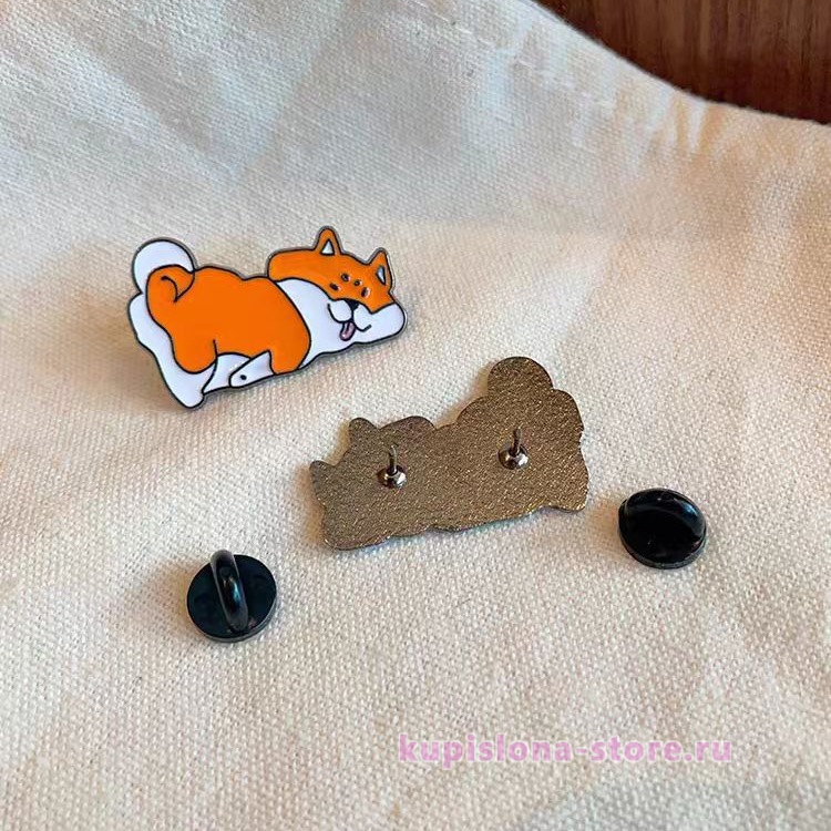 Брошь-значок «Corgi is tired» Брошь-значок «Corgi is tired»