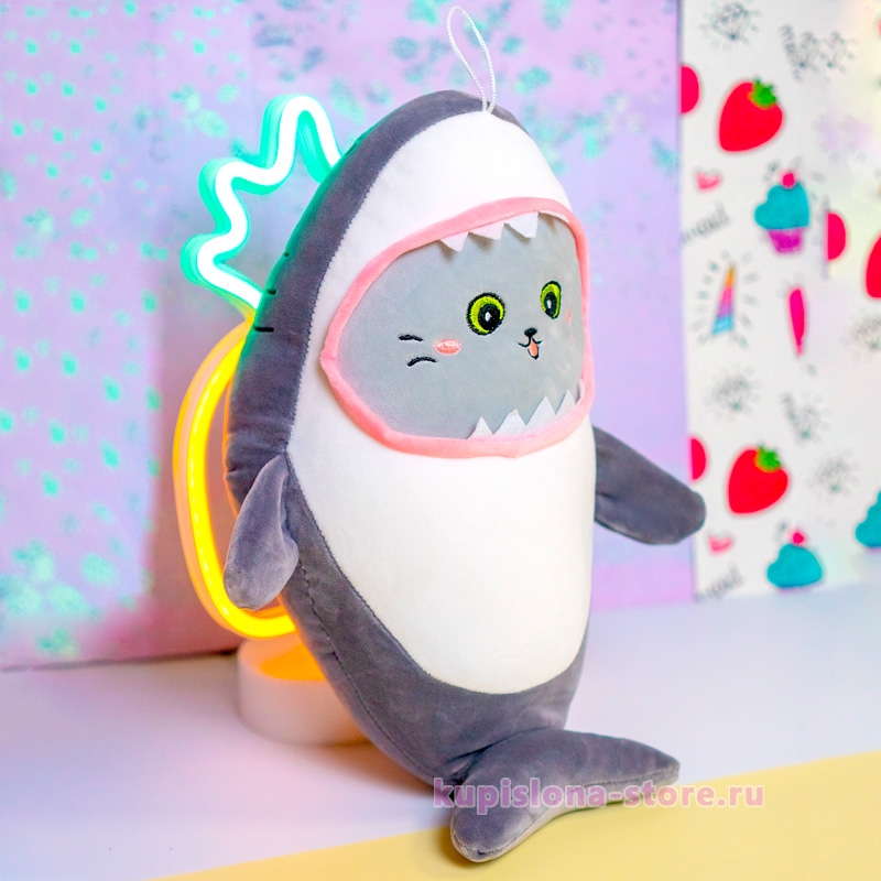 Мягкая игрушка «Котенок-акуленок» Мягкая игрушка «Котенок-акуленок»