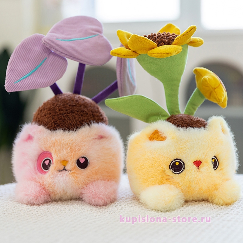 Игрушка мягконабивная «Котоцветок» Игрушка мягконабивная «Котоцветок»