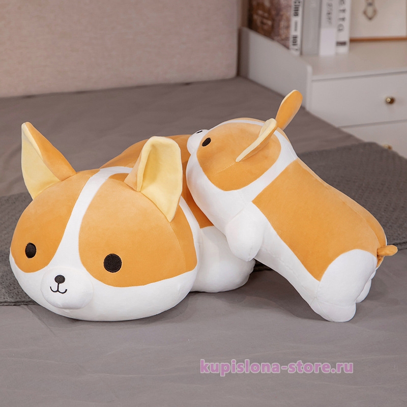 Мягкая игрушка «Relaxed corgi» 40 см Мягкая игрушка «Relaxed corgi» 40 см