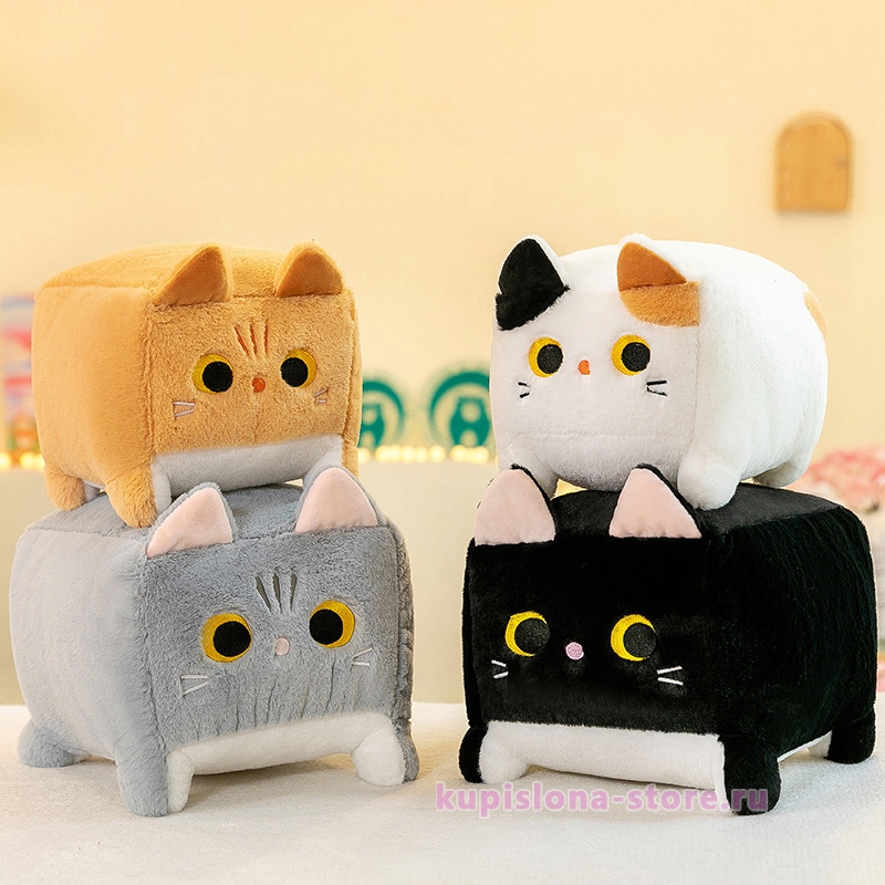 Мягкая игрушка «Square cat» 40 см Мягкая игрушка «Square cat» 40 см
