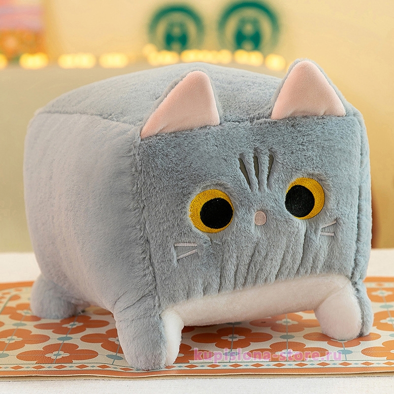 Мягкая игрушка «Square cat» 40 см Мягкая игрушка «Square cat» 40 см
