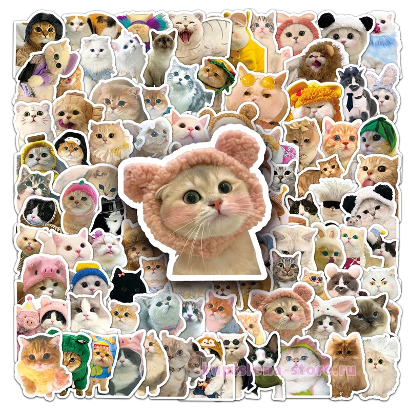 Набор наклеек «Cats are forever» Набор наклеек «Cats are forever»