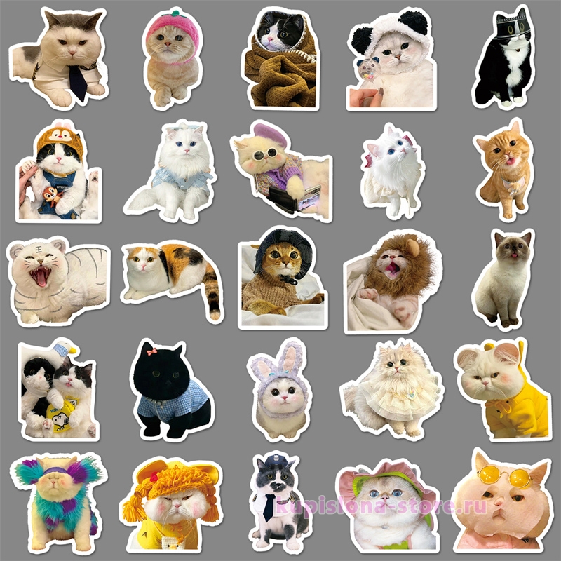 Набор наклеек «Cats are forever» Набор наклеек «Cats are forever»