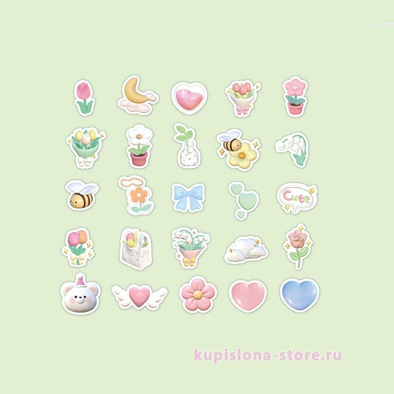 Набор наклеек «Cotton candy» Набор наклеек «Cotton candy»