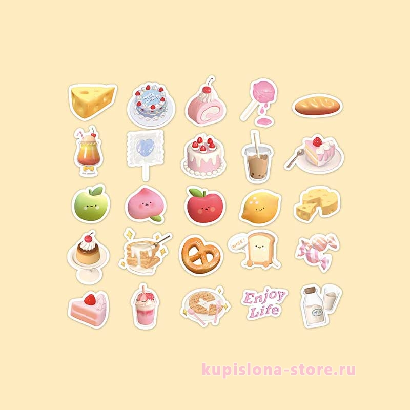 Набор наклеек «Cotton candy» Набор наклеек «Cotton candy»