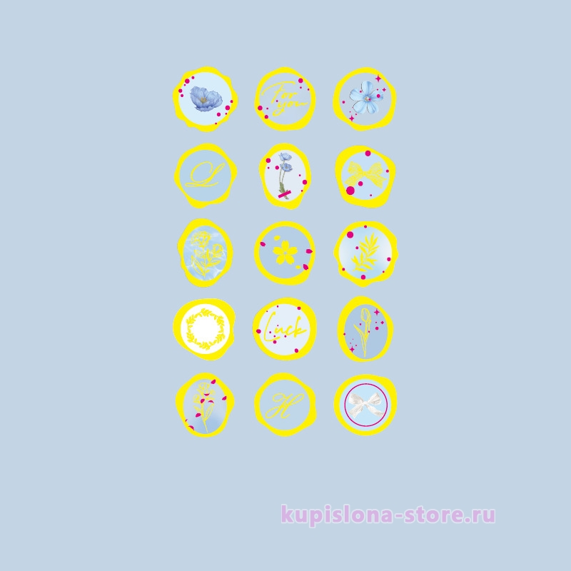 Набор наклеек «Glazed starlight» Набор наклеек «Glazed starlight»