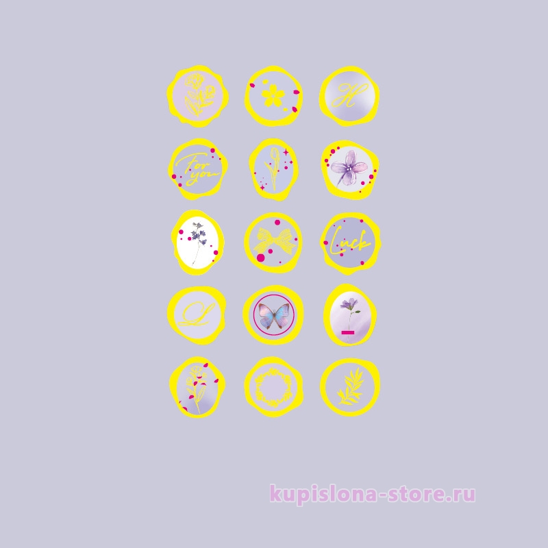 Набор наклеек «Glazed starlight» Набор наклеек «Glazed starlight»