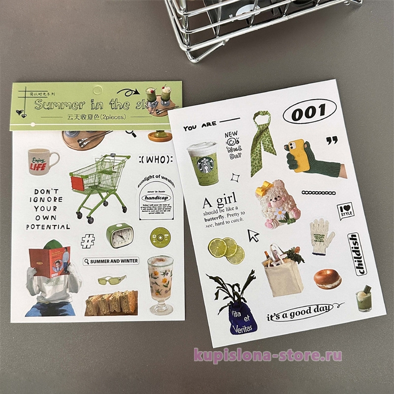 Набор наклеек «My weekend» Набор наклеек «My weekend»