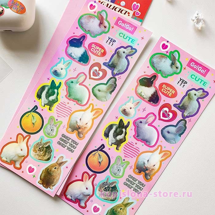Набор наклеек «Various cute pets» Набор наклеек «Various cute pets»