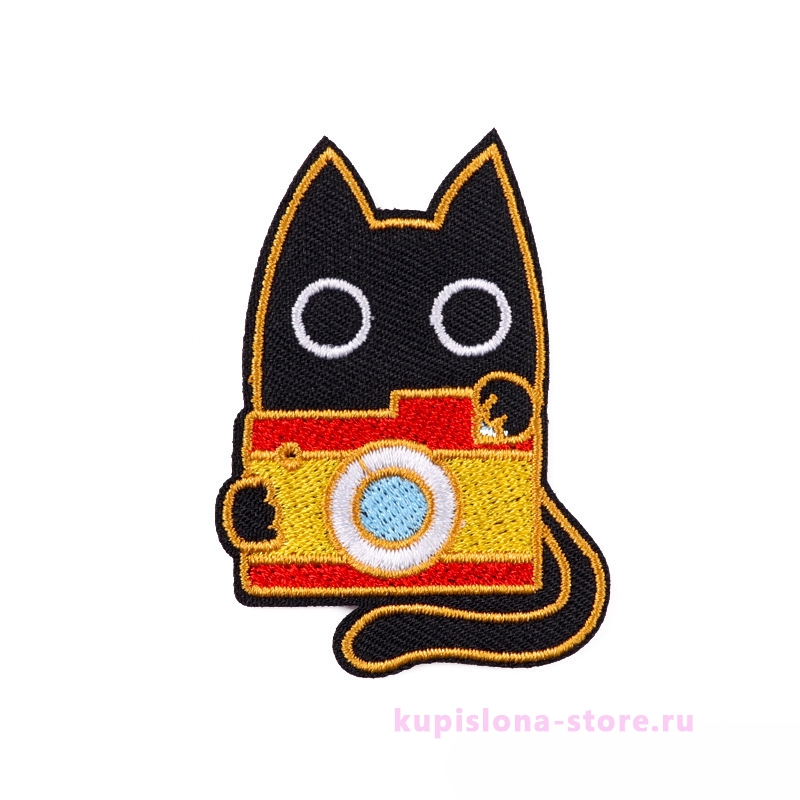 Нашивка «Cat with a camera» Нашивка «Cat with a camera»