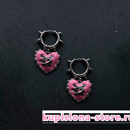 Серьги «Closed heart» Серьги «Closed heart»