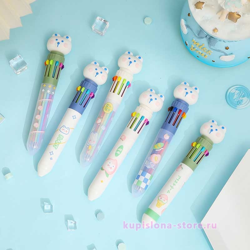 Ручка с 10-ю стержнями «Candy bear» Ручка с 10-ю стержнями «Candy bear»