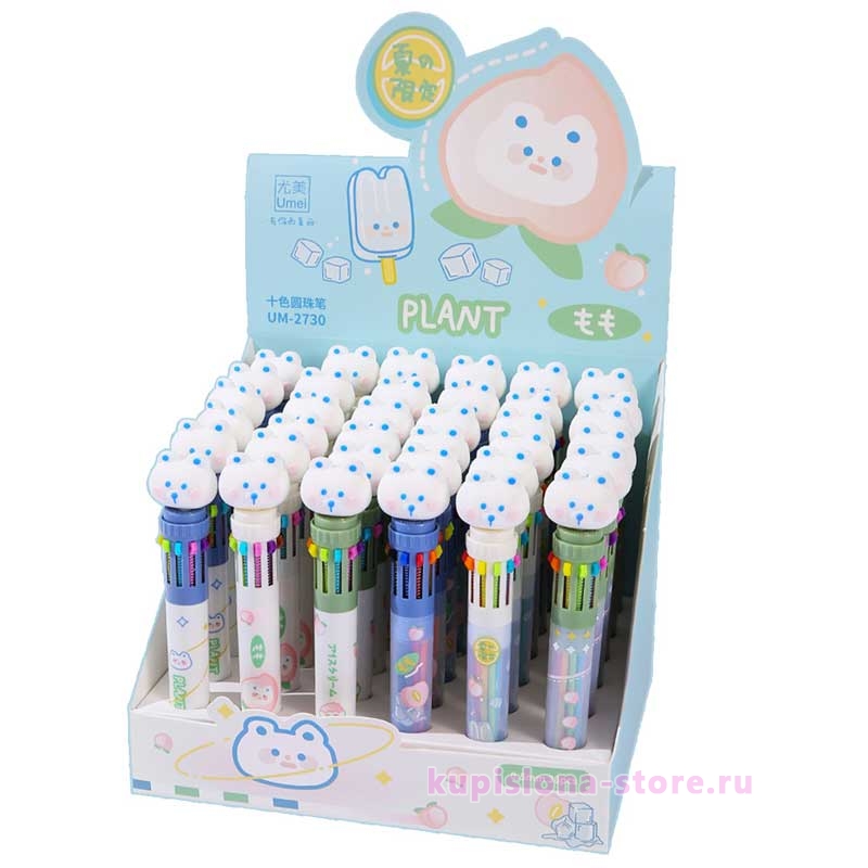 Ручка с 10-ю стержнями «Candy bear» Ручка с 10-ю стержнями «Candy bear»