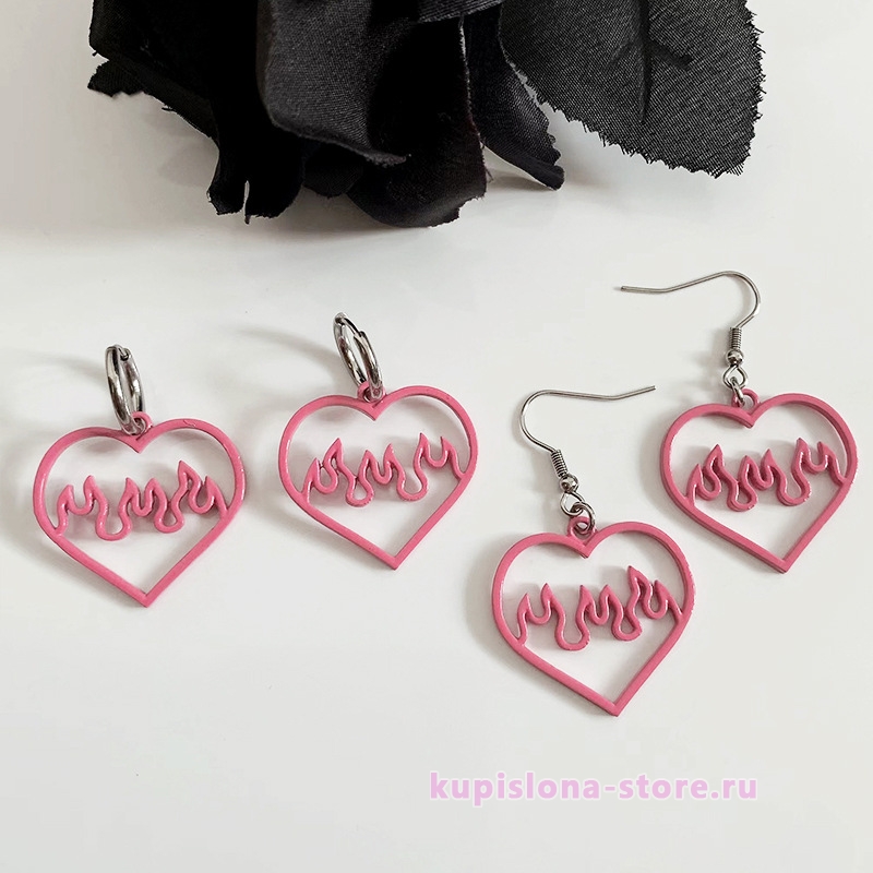 Серьги «Fire heart» Серьги «Fire heart»