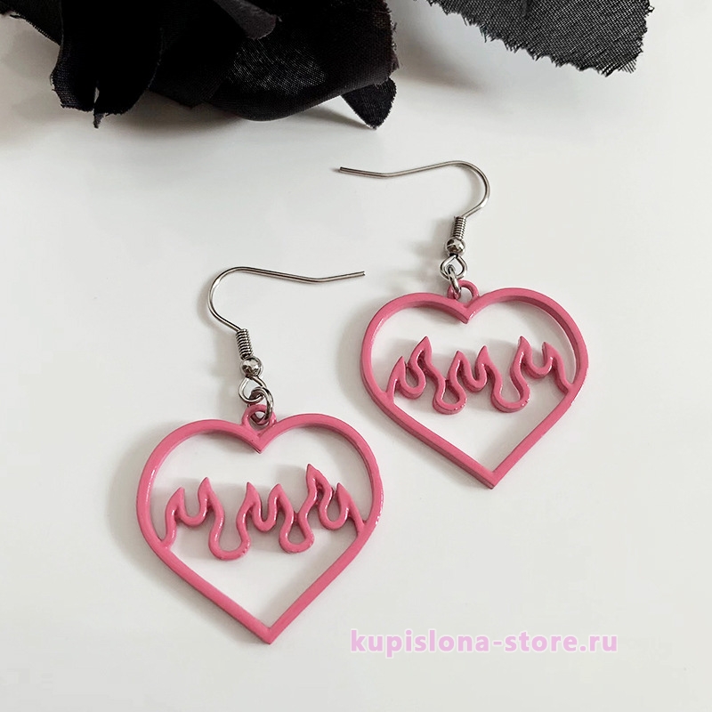 Серьги «Fire heart» Серьги «Fire heart»