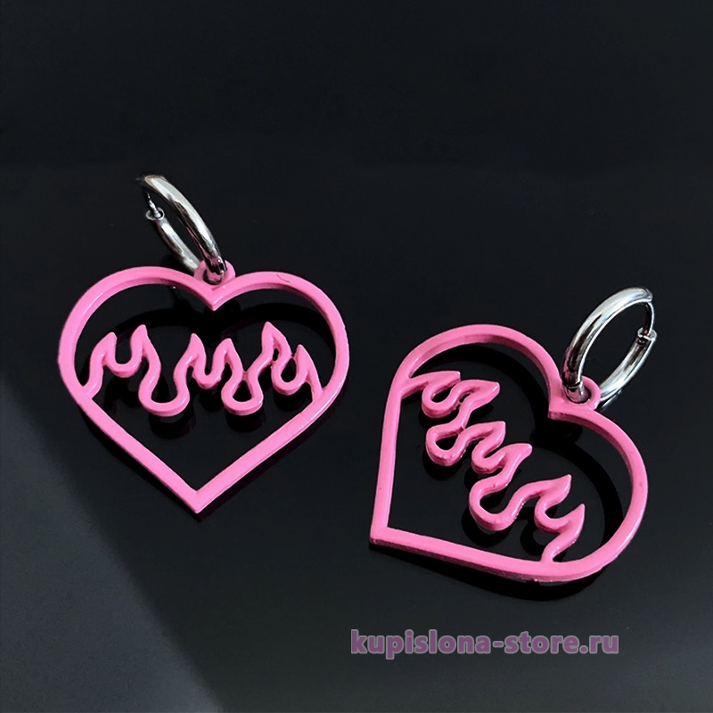 Серьги «Fire heart» Серьги «Fire heart»