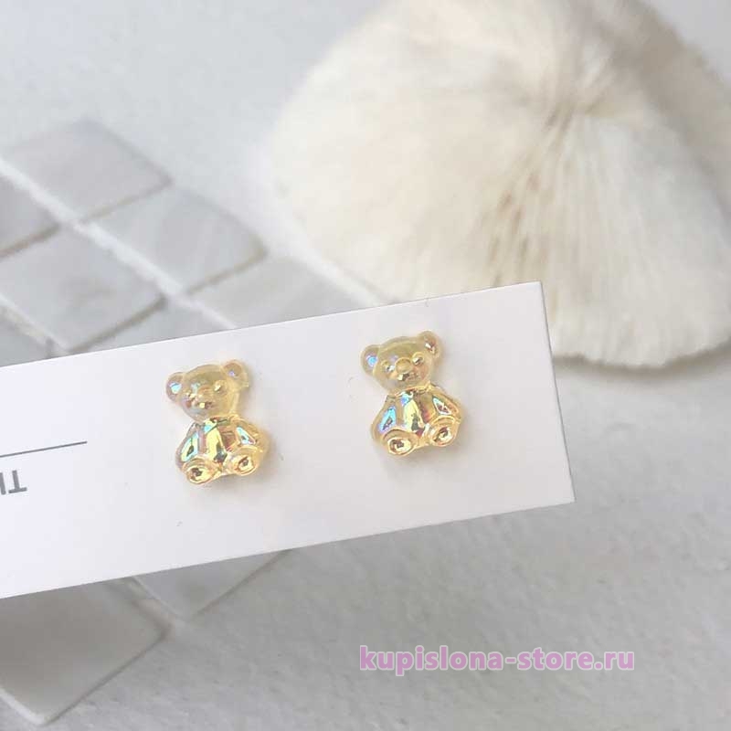 Серьги «Holographic bears» Серьги «Holographic bears»