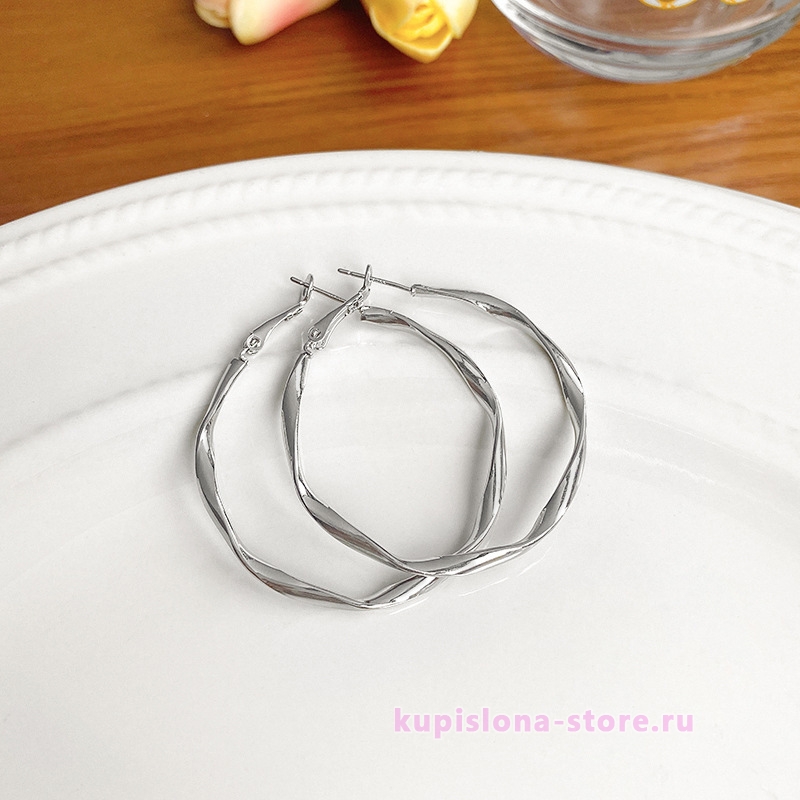 Серьги «Spiral ring» Серьги «Spiral ring»