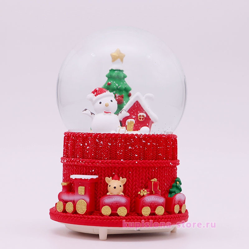 Стеклянный шар «Snowman's house» Стеклянный шар «Snowman's house»