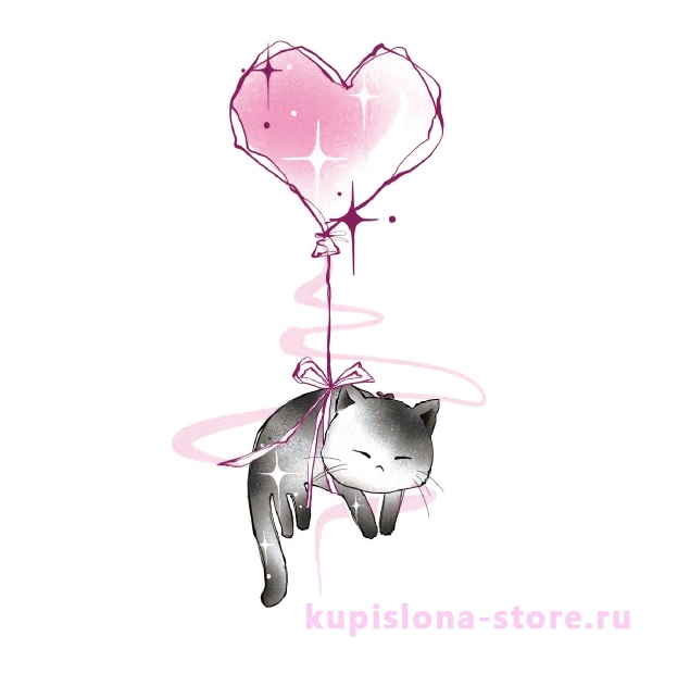 Временная татуировка «Cat is love» Временная татуировка «Cat is love»