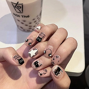 Набор накладных ногтей «Meow» Набор накладных ногтей «Meow»