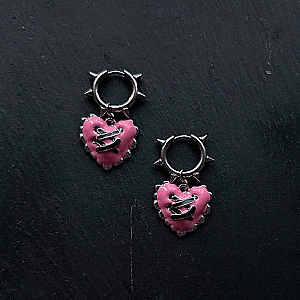Серьги «Closed heart»