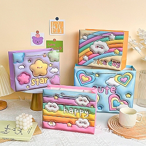 Подарочный пакет «Happy rainbow» маленький Подарочный пакет «Happy rainbow» маленький