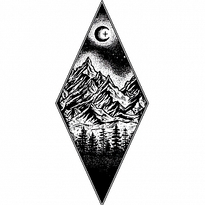 Временная татуировка «Nature in a triangle»