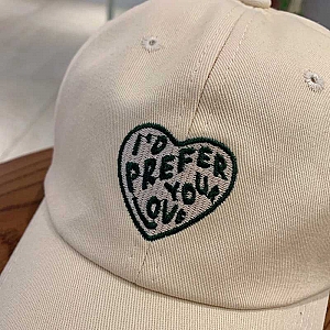 Бейсболка «I'd prefer your love»
