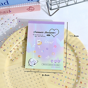 Блокнот с наклейками «Sweet moments»