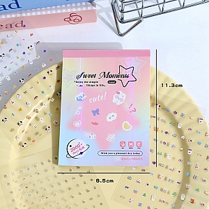 Блокнот с наклейками «Sweet moments»