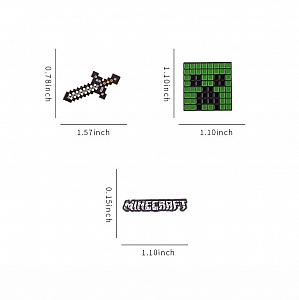 Брошь-значок «Minecraft»