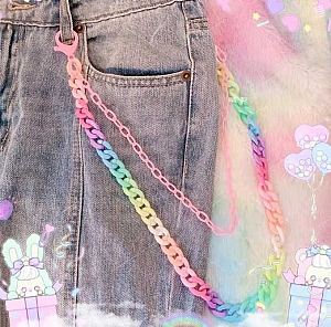 Цепочка для декора одежды «Rainbow»