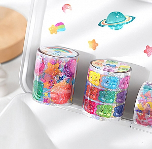 Голографический скотч «Bright drawing»