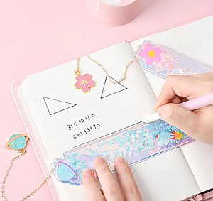 Линейка с брелком «Клубничка»