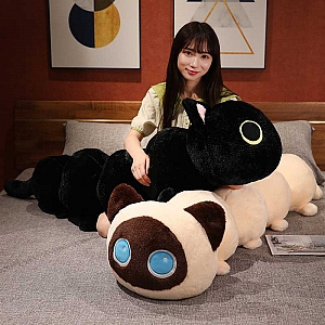 Мягкая игрушка «Котогусеница» 80 см