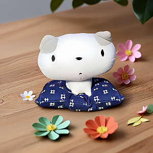 Игрушка мягконабивная «Кот на подушке»