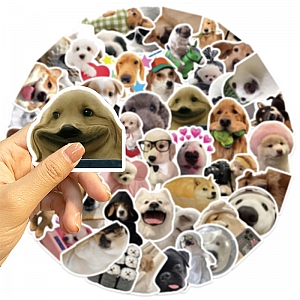Набор наклеек «Dog face»
