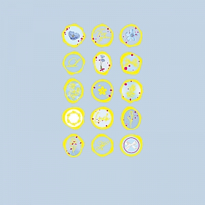 Набор наклеек «Glazed starlight»