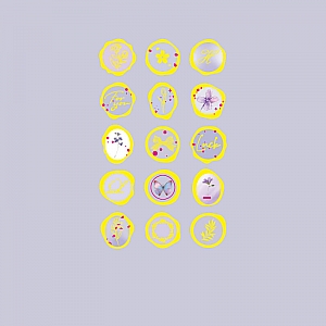 Набор наклеек «Glazed starlight»
