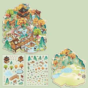 Набор наклеек «Japanese landscape»