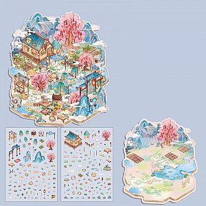 Набор наклеек «Japanese landscape»