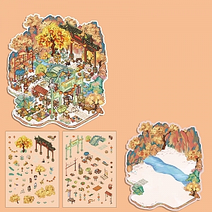 Набор наклеек «Japanese landscape»