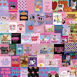 Набор наклеек «Pink world»