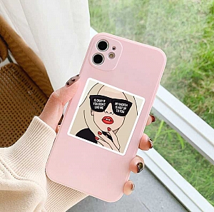 Набор наклеек «Text girl»