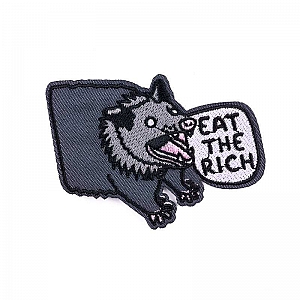Нашивка «Eat the rich»