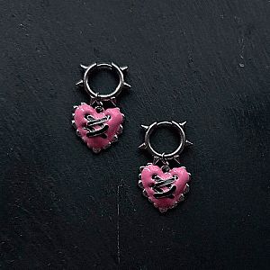 Серьги «Closed heart»